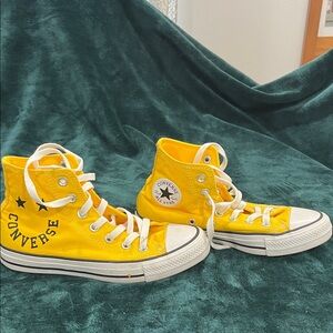 Converse Kids Yellow High Top Chuck Taylor Sneakers